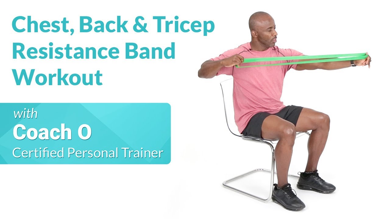 Tricep Workout With Resistance Band