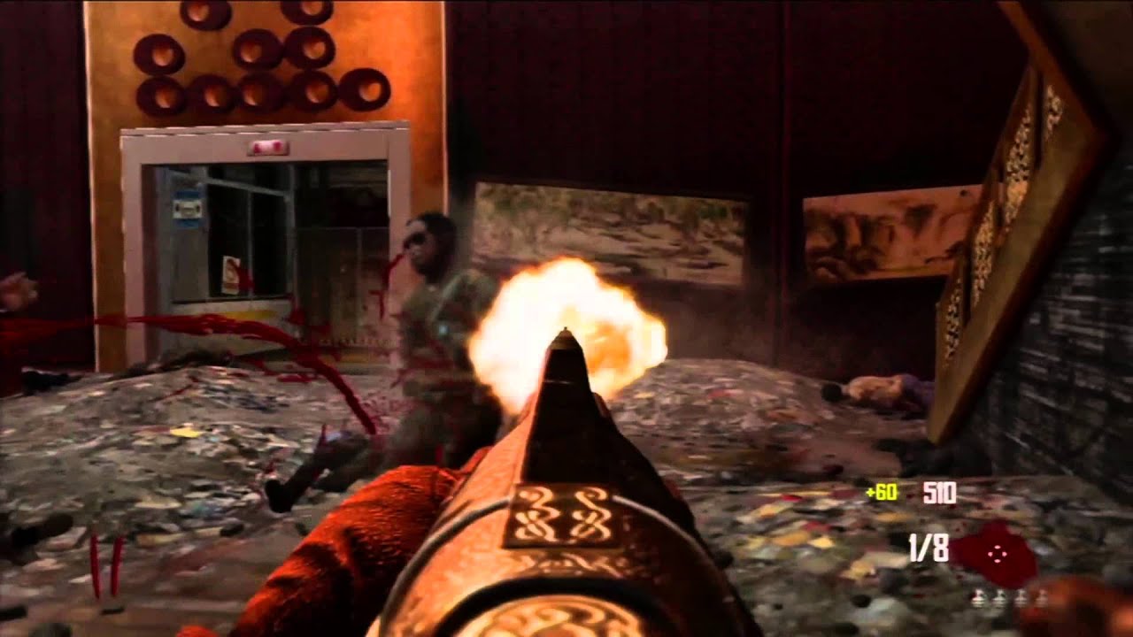 RAY GUN EN LA PARED RONDA 1 - PERMANENT PERK - BO2 ZOMBIES