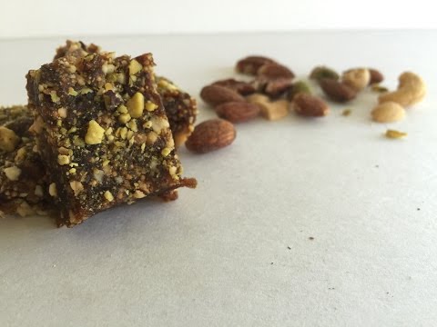 Super Healthy No Bake Date and Fig Bars in English Raihana's Cuisines