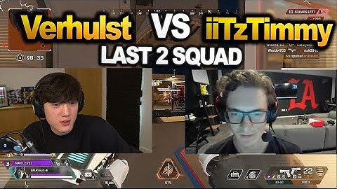 Verhulst vs iiTzTimmy in algs scrims!! LAST 2 SQUAD