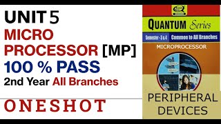 MICRO PROCESSOR UNIT 5 ONESHOT 🎯| ALL BRANCHES | 100% Pass | 2nd year most imp question series| AKTU