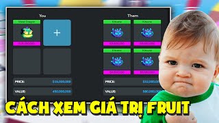 Blox fruits - How to see Devil Fruit Value to trade for beginners