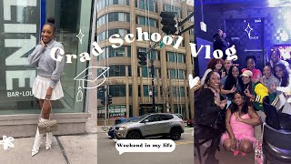 Visual Diary 001: Grad school vlog| A weekend in grad school| What's it really like?