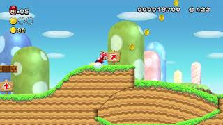 New Super Mario Bros. Wii 1-1 - New Super Mario Bros. U Custom Level