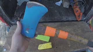Essential tools for falling trees, wedges and banger's / Logging axes