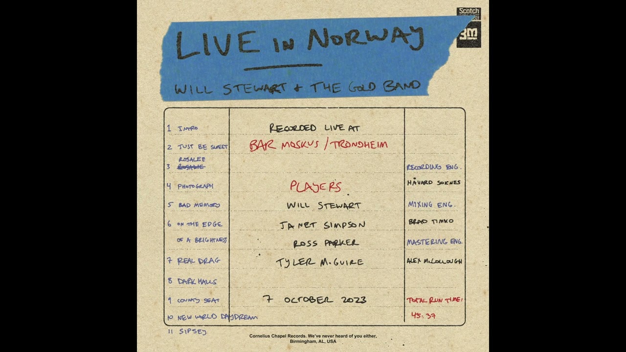 Real Drag - Live in Norway - Will Stewart