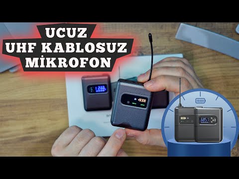 UCUZ KABLOSUZ MİKROFON SETİ | FAKİR RODE'U L05A/L05B (UHF)