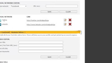 Profile Optional Steps