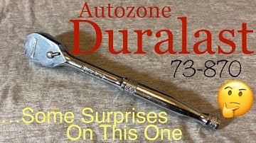 Autozone Duralast 73-870 Ratchet TOTAL TEARDOWN 3/8” Drive