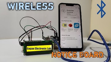 Unboxing of HC-05 Bluetooth Module ll and Making wireless Notice board