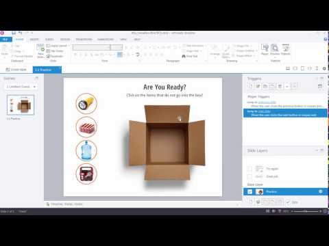 Articulate Storyline 360: Create an Interaction with a Number Variable