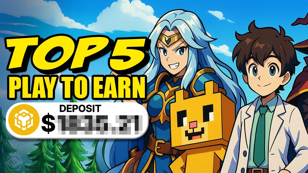 🤑 GET REWARDED For PLAYING?! Top 5 Play To Earn Games Right Now August 2025