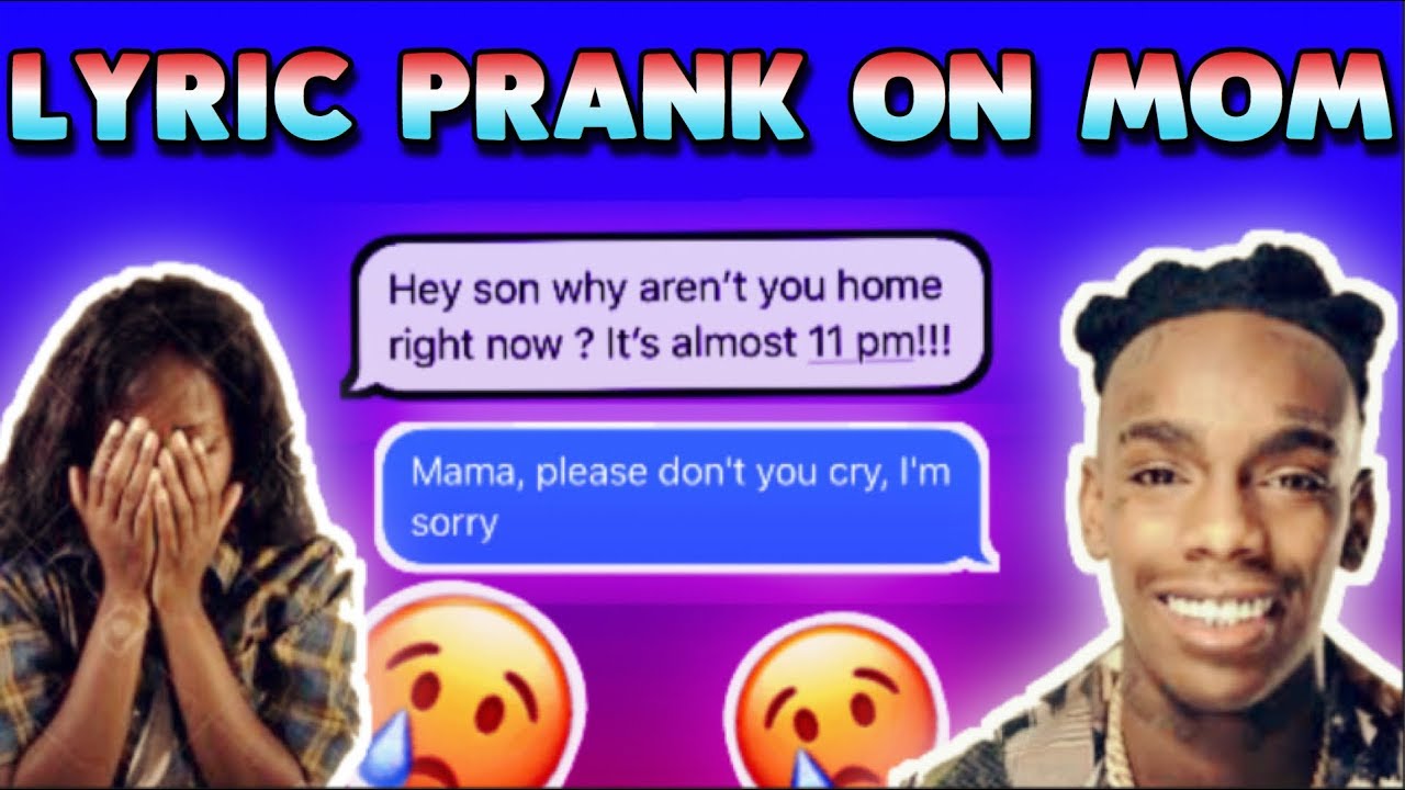 YWN Melly Mama Cry Lyric Prank On Mom (BACKFIRES) YouTube