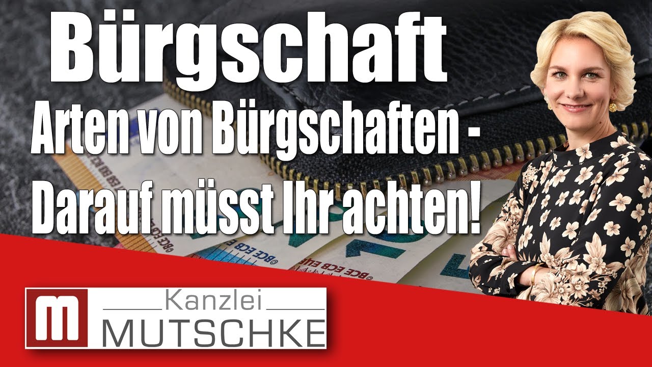 Update Finanztipp Bürgschaft: Welche Arten von Bürgschaften gibt es? Einfach erklärt!