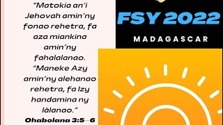 FSY Madagascar  2022. HZM 2022
