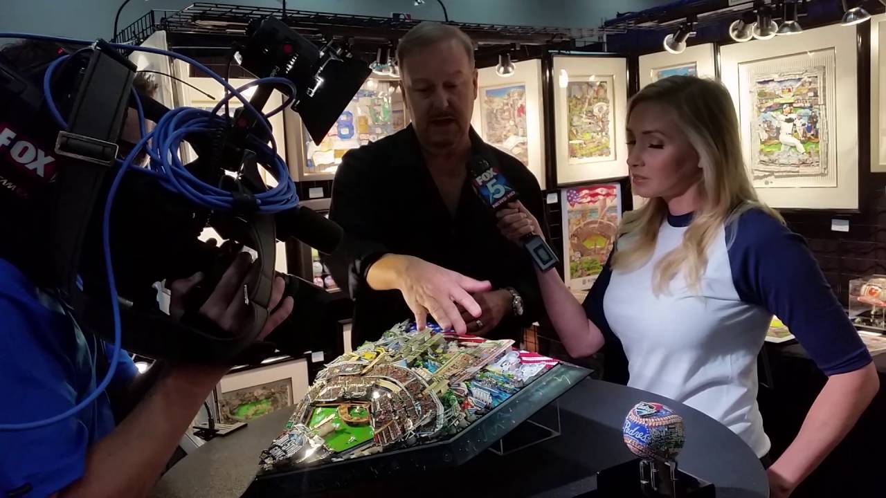 Live at All-Star Game Fanfest - Fazzino Baseball Art - YouTube