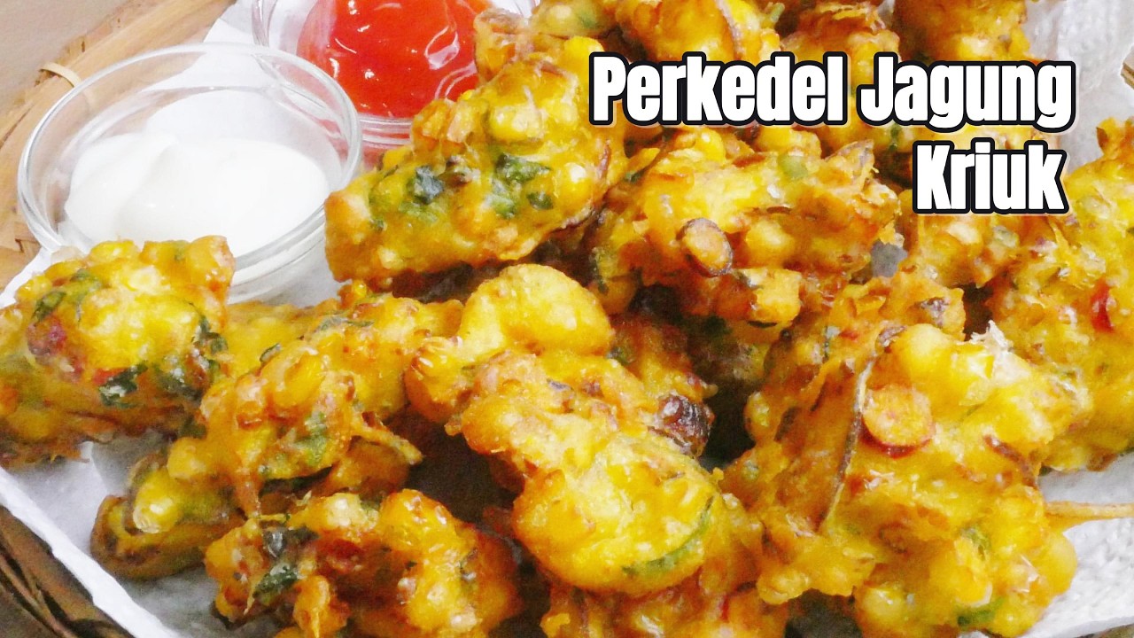 Resep Perkedel Jagung 🌽 Kriuk Renyah di Luar, Lembut di Dalam