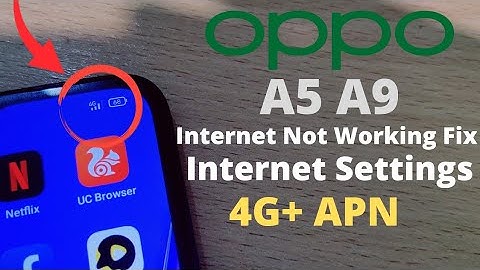 Oppo A5 A9 Internet Settings Slow Data Fix | How To Setup Internet Oppo Smartphone | Only Show Data