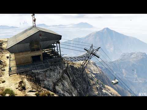 Grand Theft Auto 5 Enhanced - Cable Car - Gameplay (PC UHD) [4K60FPS]