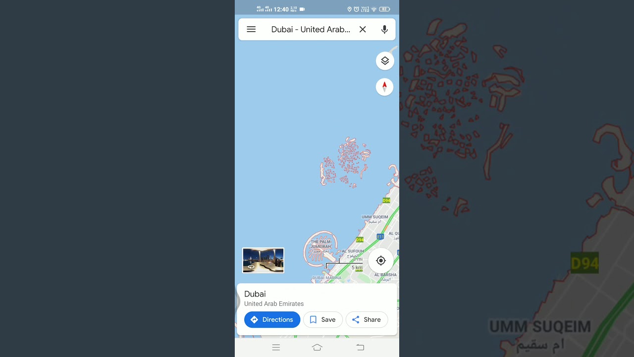 Dubai UAE....... New web GPS navigation View ..... india .....