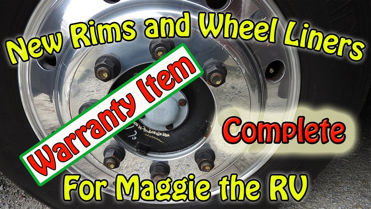 New Rims and Wheel Liners Under Ford Warranty For Maggie the RV YouTube