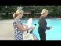 Photographer Shoves Reporter into Swimming Pool 