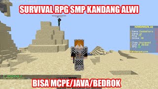 Review Singkat Bermain Server SMP Di Survival RPG Kandang Alwi ! Bisa MCPE/Bedrok Loh 😨 #2
