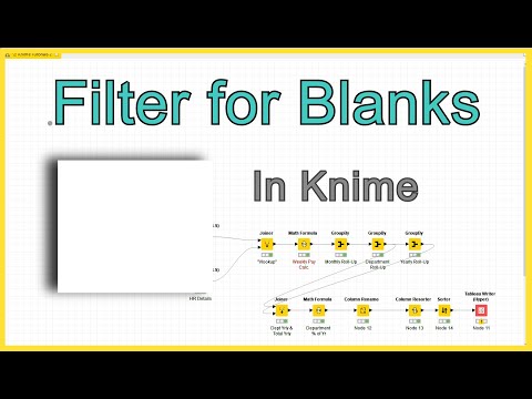 Knime - Filter for Blanks