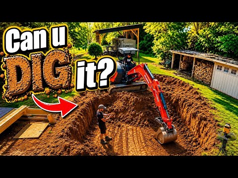DIY Pool Install--Start to Finish--Ep. III--LET'S DIG THIS THING!