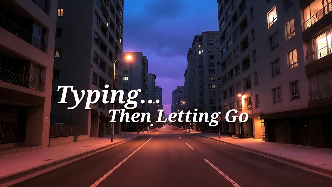 Typing… Then Letting Go