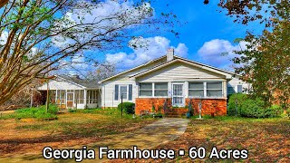 Georgia Farmhouse For Sale | 60 Acres | Georgia Land For Sale | Recreation Acres | Hobby Farming|399