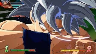 Ultra Instinct Goku Wipes out Whole Team! Online Gameplay! Dragon Ball FighterZ