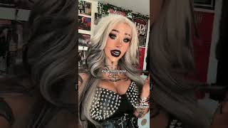 Very curious 👀 #gothgirl #gothclub #viral #blonde #goth