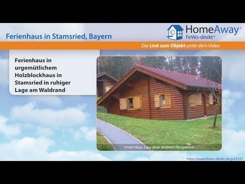 Bayerischer Wald: Ferienhaus in urgemütlichem Holzblockhaus in Stamsried in - FeWo-direkt.de Video