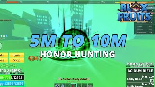 Highlights from 5m to 10m (Blox Fruits Bounty Hunting)