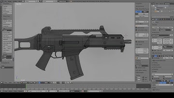 Blender 3D Modeling: G36C