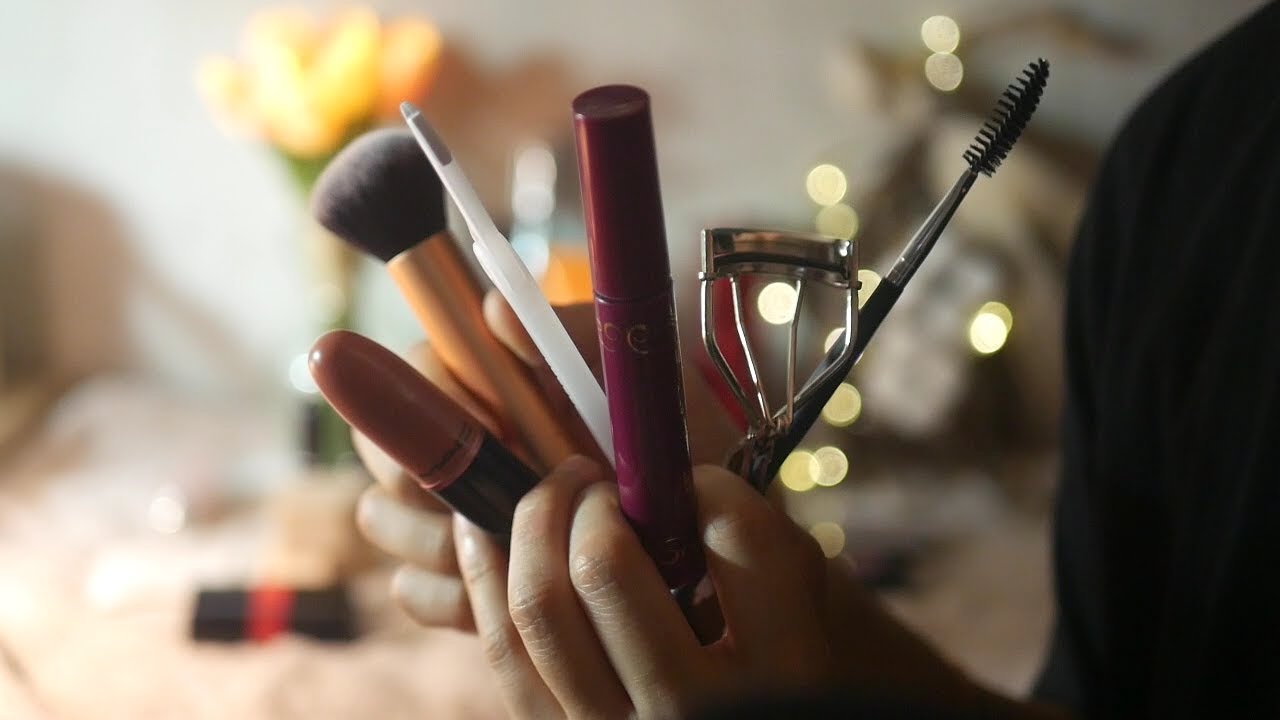 ASMR| 🗣톡톡톡 화장품 도구 소리 모음/No Talking