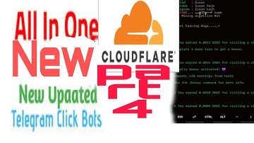 Telegram click bot all in one leatest termux script, 100% work cloud fare fixed timer fixed