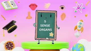 Let's make learning a melody for kids with this five sense organs song !#senseorgans  #rhymes