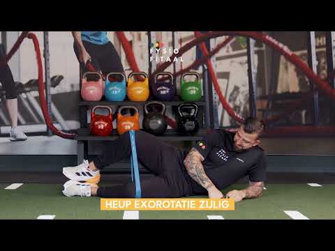 Hip exorotation side lying | Physio Fitaal | Physiotherapy from Tilburg
