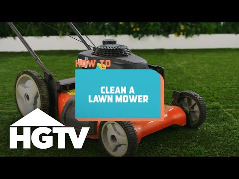 How to House: How to Clean a Lawn Mower | HGTV