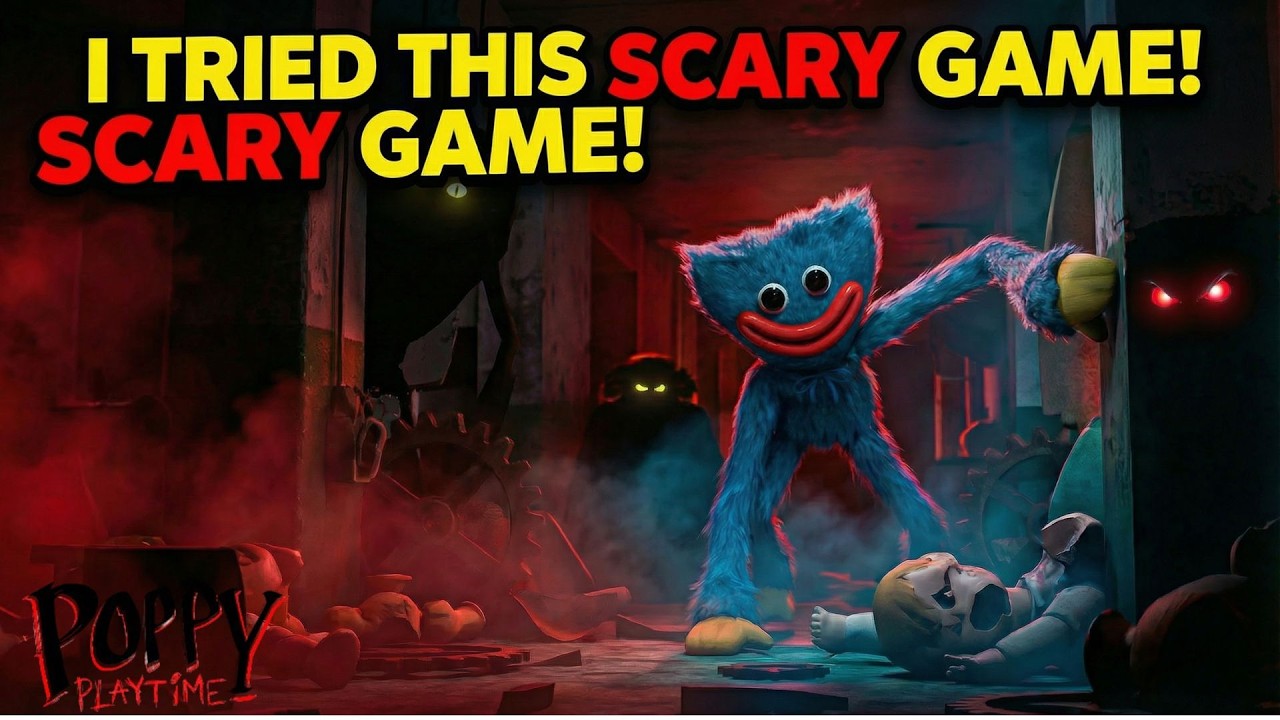 I tried Poppy playtime chapter 1 || Horror Game