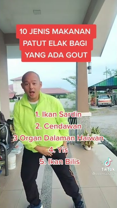 pantang sakit gout