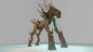 tree guardian sculpt in zbrush