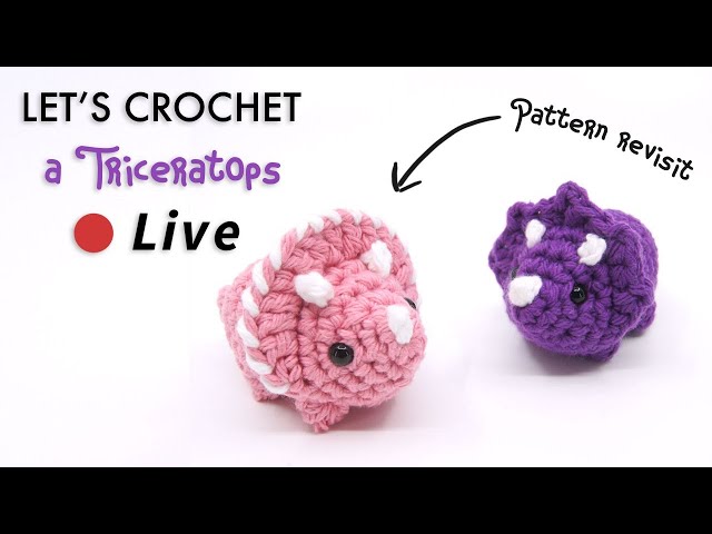 Triple Triceratops Knotted Lovey — PATTERN MODIFICATION (Please read l – Mama  Made Minis