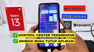 (No root ) kontrol center transparan & animasi buka tutup aplikasi hyper os 3 screenshot 5
