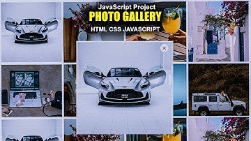 📸 Build a Stunning Photo Gallery Using HTML, CSS & JavaScript: Easy Coding Project for Beginners