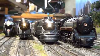 Streamlined Model Steam Trains in HO Scale