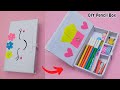 Diy unicorn pencil box from waste cardboard  how to make a paper pencil box  homemade pencil box