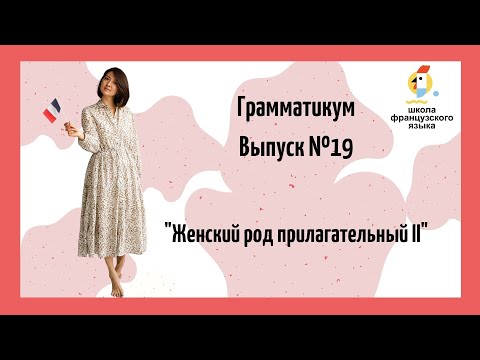 19 урок. Женский род прилагательных II